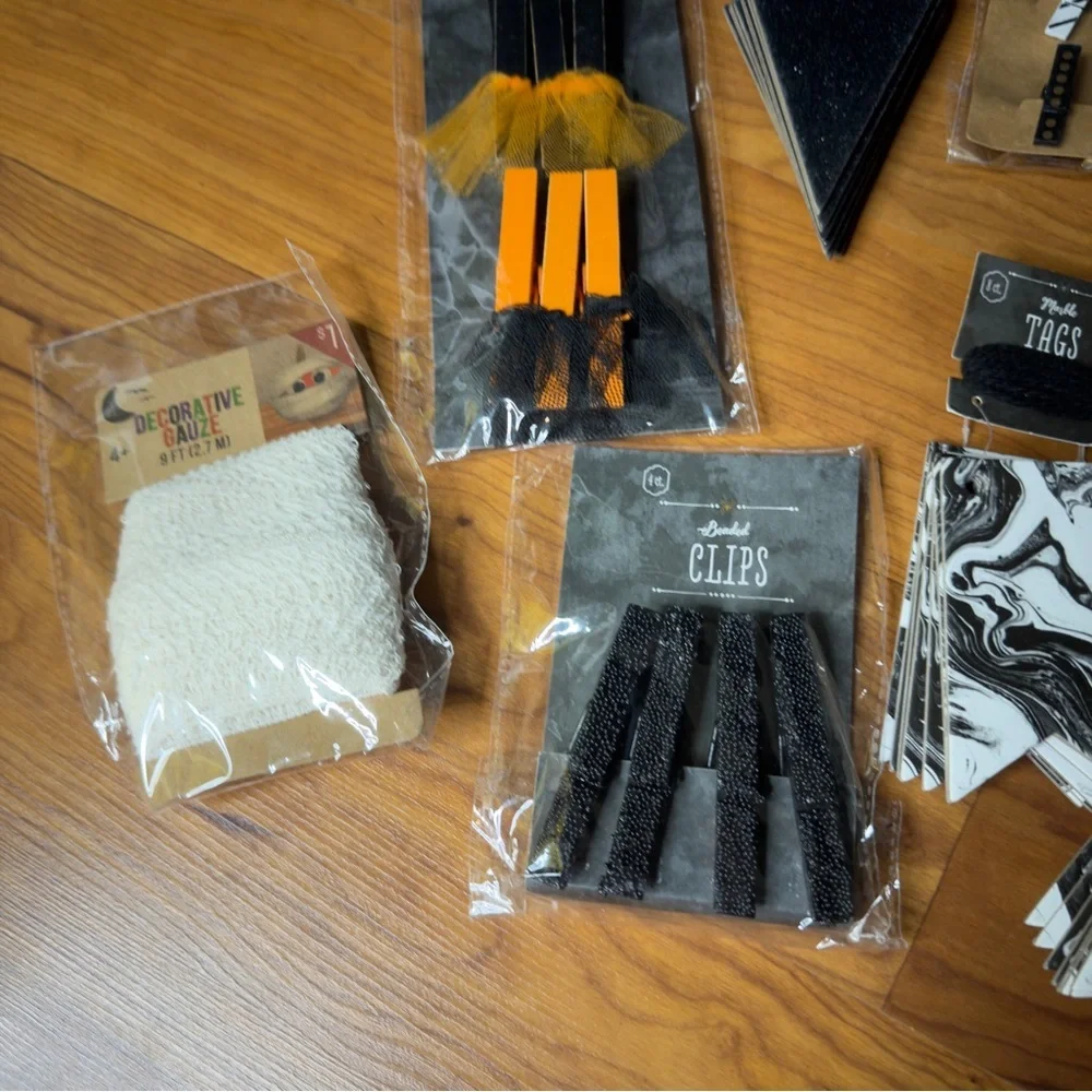 Target Dollar Spot Retired Holiday Assorted Craft Supplies Set Halloween Art